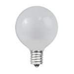 Frosted White G40 Globe Replacement Bulbs 25 Pack