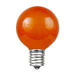 Amber Satin G50 7 Watt Replacement Bulbs 25 Pack
