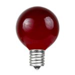 Red Satin G50 7 Watt Replacement Bulbs 25 Pack