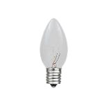 Clear Transparent C7 5 Watt Bulbs