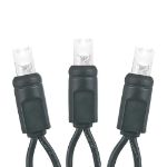 Commercial Grade Wide Angle 100 LED Pure White 34' Long Black Wire