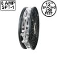 Novelty Lights C9 250' Spool 12" Spacing 8 Amp White Wire
