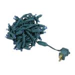 Commercial Grade Wide Angle 70 LED Blue 24' Long on Green Wire