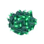 *NEW* TrueTwinkle® LED Christmas Lights 50 LED Green 25' Long Green Wire
