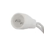 Coaxial 100 LED Pure White 6" Spacing White Wire