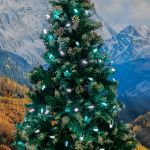Green and White 70 LED C6 Strawberry Mini Lights Commercial Grade Green Wire