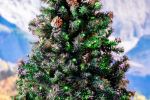 Commercial Grade Wide Angle 50 LED Green 17' Long on Green Wire