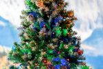 Commercial Grade Wide Angle 70 LED Multi Color 35.5' Long on Green Wire