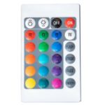 12 Inch Plastic LED Heart, RGBW, Rechargeable, Waterproof, Remote Controlled