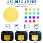 6 Inch Plastic LED Sphere, RGBW, Rechargeable, Waterproof, Remote Controlled