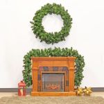 9' Unlit Deluxe Colorado Pine Garland