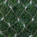 Pure White LED Net Lights 4x6 White Wire