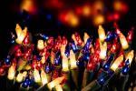Red/White/Blue Multi Function Chasing Christmas Lights