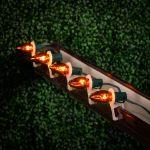 Amber/Orange Transparent C9 7 Watt Replacement Bulbs 25 Pack