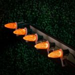 PeakPro Orange C9 LED Replacement Bulbs 25 Pack 