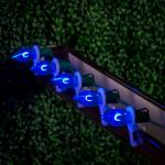 Blue C9 U-Shaped LED Plastic Flex Filament Replacement Bulbs 25 Pack 