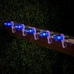 Blue Smooth Glass C9 LED Bulbs - 25pk