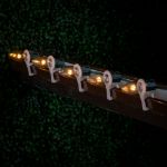 5 Pack Warm White Smooth Glass C9 LED Bulbs