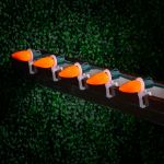 C9 - Orange - Ceramic (plastic) LED Replacement Bulbs - 25 Pack