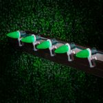 C9 - Green - Ceramic (plastic) LED Replacement Bulbs - 25 Pack