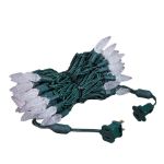 *NEW* TrueTwinkle® Warm White 70 LED C6 Strawberry Mini Lights Commercial Grade on Green Wire