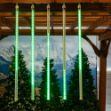 36" LED Cascading Meteor Starfall Tube Green Pack of 5