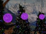 50 Purple LED 6" Sphere