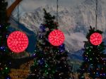 100 Red LED 7.5" Sphere