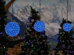 100 Blue LED 7.5" Sphere