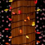 Yellow/Red/Orange 70 LED C6 Strawberry Mini Lights Commercial Grade on Brown Wire