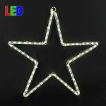 24" Large Star Christmas LED Rope Light Motif