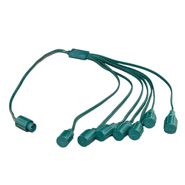 Coaxial Flex 8 Way Connector - Green