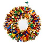 16" Multi Color LED Shotgun Shell Wreath