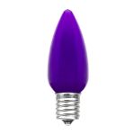 C9 - Purple - Ceramic (plastic) LED Replacement Bulbs - 25 Pack