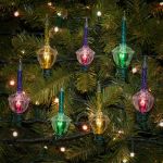 Yellow/Purple/Green Bubble Light Clear Multi Base Set with Silver Glitter