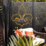 24" Fleur-De-Lis LED Mardi Gras Motif
