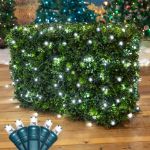 Pure White LED Net Lights 4x6 Green Wire
