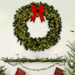 15" Red 3D Velvet Bow