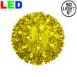 50 Yellow LED 6" Sphere