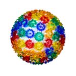 100 Multi LED 7.5" Sphere
