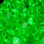 100 Green LED 7.5" Sphere