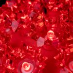 100 Red LED 7.5" Sphere