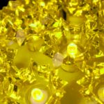 100 Yellow LED 7.5" Sphere