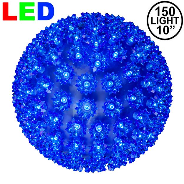 150 Blue LED 10" Sphere