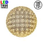 100 *NEW* TrueTwinkle® Warm White LED 7.5" Sphere