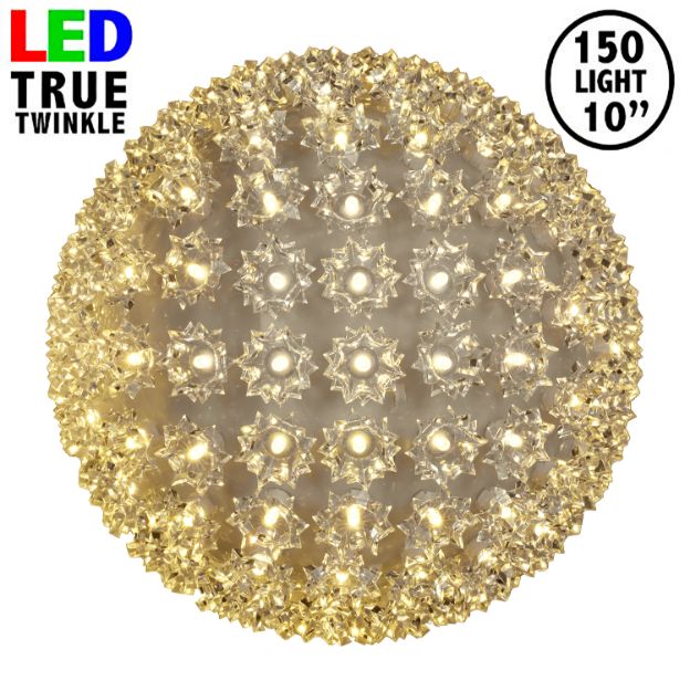 150 *NEW* TrueTwinkle® Warm White LED 10" Sphere