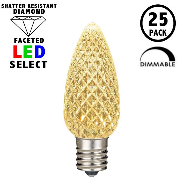 NL Select Warm White C9 LED Replacement Bulbs 25 Pack