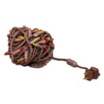 Commercial Grade Wide Angle 100 LED Yellow/Red/Orange 34' Long on Brown Wire