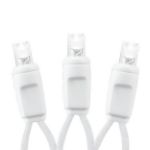 *NEW* TrueTwinkle® Coaxial 50 LED Pure White 6" Spacing White Wire