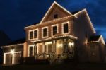 C9 Decorate Like a Pro® Kit - 100' LED Diamond Faceted Warm White Green Wire w/12" Bulb Spacing